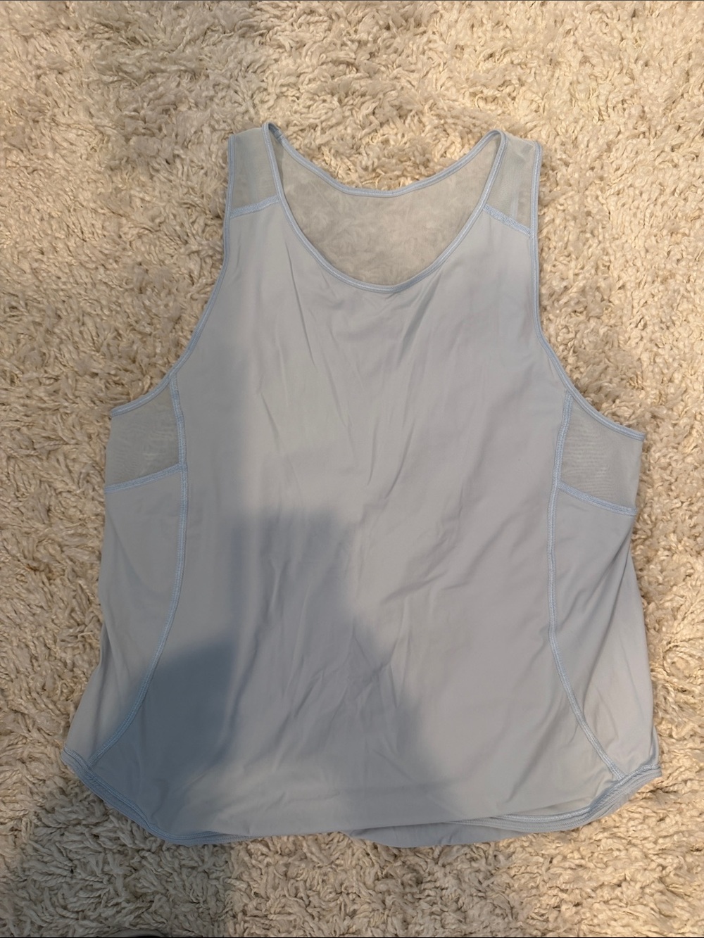Lululemon Light Blue Athletic Racerback Tank Top